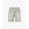 Trapstar Mens Grey Hyperdrive Faded Cotton Shorts