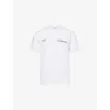 Trapstar Mens  X Selfridges Graphic-print Cotton T-shirt In White