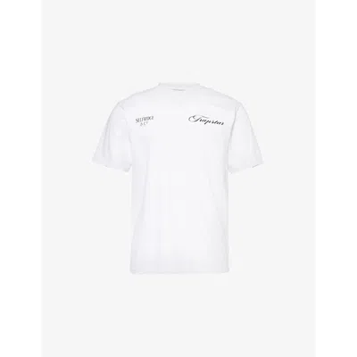 TRAPSTAR MENS TRAPSTAR X SELFRIDGES GRAPHIC-PRINT COTTON-JERSEY T-SHIRT