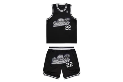 Pre-owned Trapstar Shooters Basketball Short Set Black