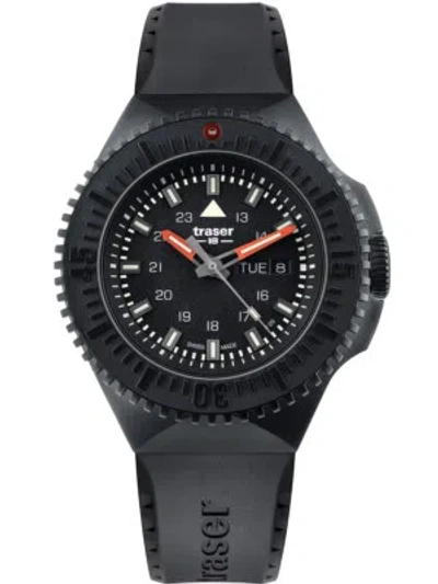Pre-owned Traser H3 109855 P69 Black-stealth Black 46mm 20atm