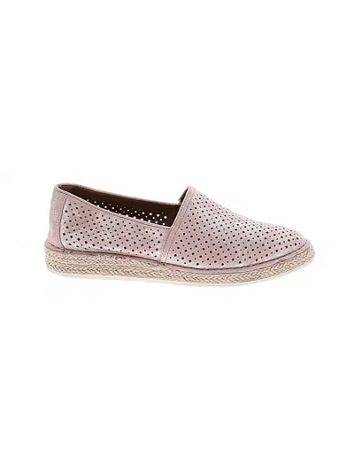 Pre-owned Trask Flats In Pink