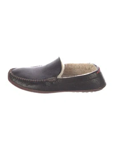Pre-owned Trask Leather Slippers In Multicolor