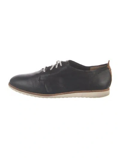 Pre-owned Trask Leather Sneakers In Blue