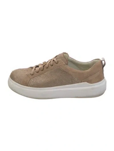 Pre-owned Trask Ponyhair Sneakers In Multicolor