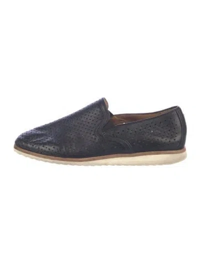 Pre-owned Trask Suede Loafer Sneakers In Blue