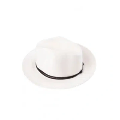 Travaux En Cours White Havana Fedora Hat