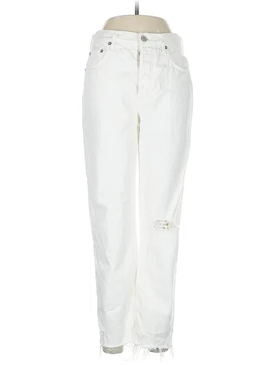 Pre-owned Trave Casual Pants In White