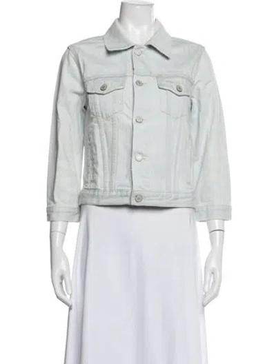 Pre-owned Trave Denim Jacket In Blue