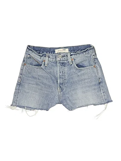 Pre-owned Trave Denim Shorts In Blue