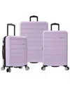 Travel Select Snowcreek 3pc Hardside Spinner Luggage Set In Purple