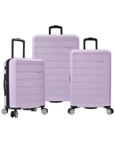 Travel Select Snowcreek 3pc Hardside Spinner Luggage Set In Burgundy