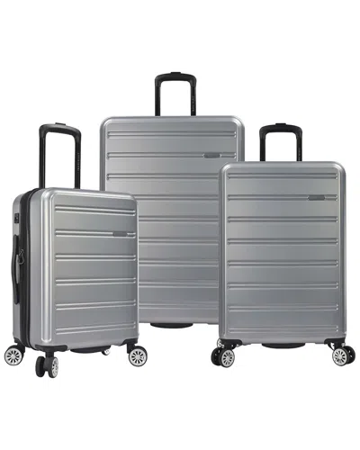 Travel Select Snowcreek 3pc Hardside Spinner Luggage Set In Silver