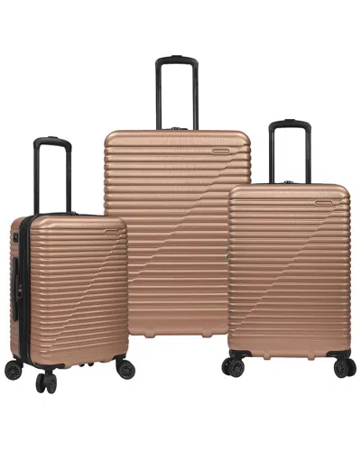 Travel Select Sunny Side 3pc Hardside Spinner Luggage Set In Pink