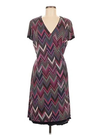 Pre-owned Travel Smith Casual Dress In Purple