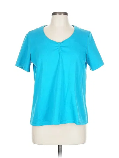 Pre-owned Travel Smith Short Sleeve T-shirt In Blue