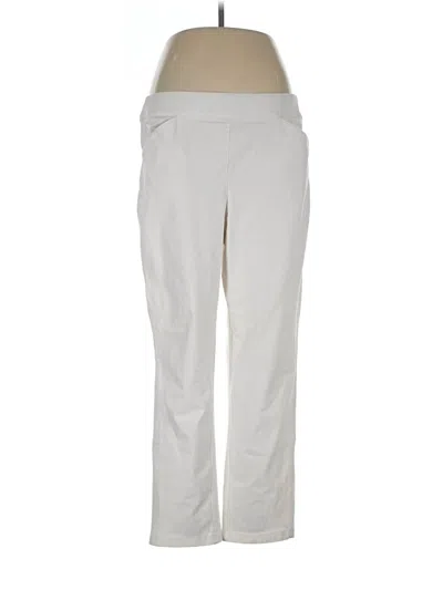 Pre-owned Travelers By Chico's Active Pants In White