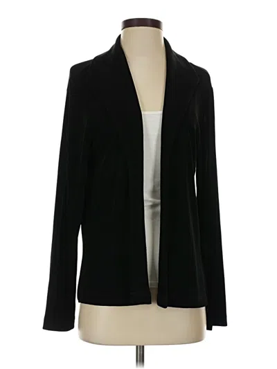 Pre-owned Travelers By Chico's Cardigan Sweater In Black