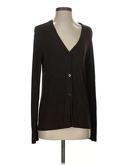 Pre-owned Travelers By Chico's Cardigan Sweater In Brown