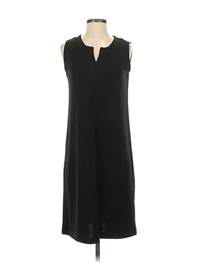 Pre-owned Travelers By Chico's Casual Dress In Black