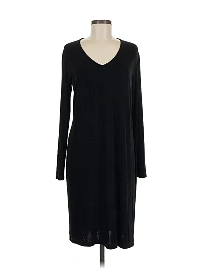 Pre-owned Travelers By Chico's Casual Dress In Black