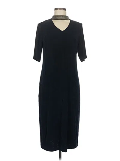 Pre-owned Travelers By Chico's Casual Dress In Black