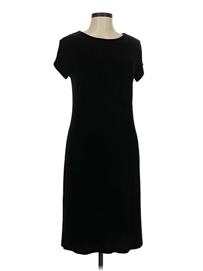 Pre-owned Travelers By Chico's Casual Dress In Black