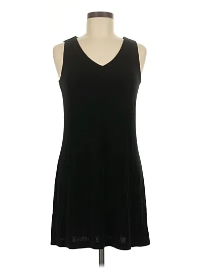 Pre-owned Travelers By Chico's Casual Dress In Black