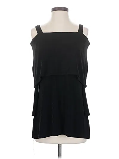 Pre-owned Travelers By Chico's Casual Dress In Black
