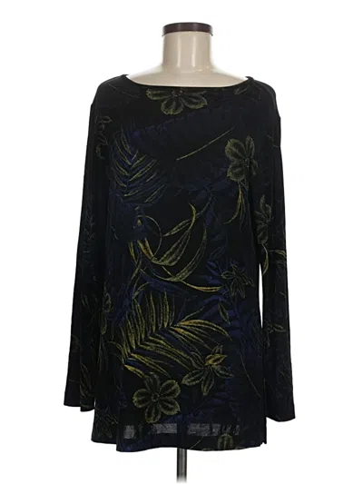Pre-owned Travelers By Chico's Casual Dress In Black