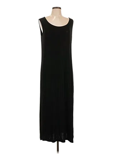 Pre-owned Travelers By Chico's Casual Dress In Black