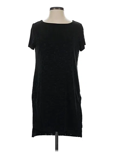 Pre-owned Travelers By Chico's Casual Dress In Black