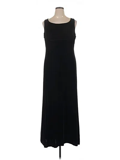 Pre-owned Travelers By Chico's Casual Dress In Black