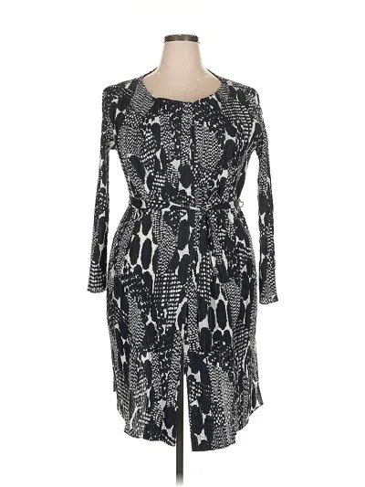 Pre-owned Travelers By Chico's Casual Dress In Blue