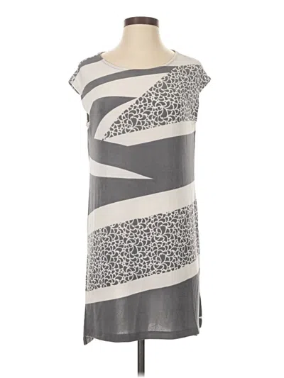 Pre-owned Travelers By Chico's Casual Dress In Gray
