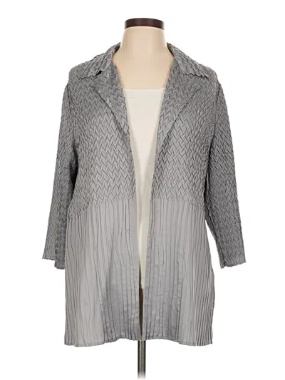 Pre-owned Travelers By Chico's Casual Dress In Silver