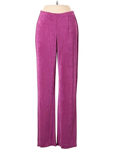 Pre-owned Travelers By Chico's Casual Pants In Purple