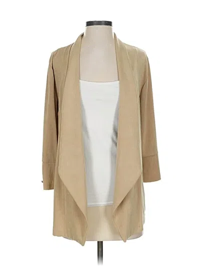 Pre-owned Travelers By Chico's Coat In Brown