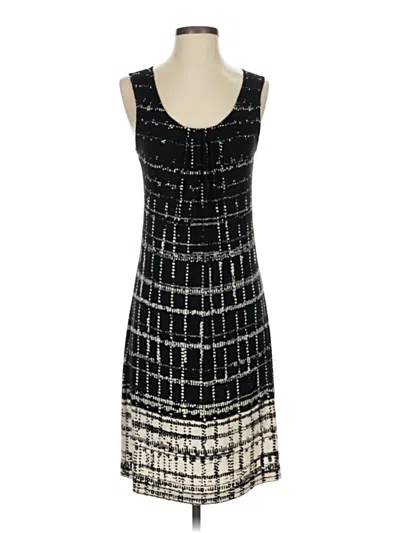 Pre-owned Travelers By Chico's Cocktail Dress In Black