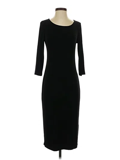 Pre-owned Travelers By Chico's Cocktail Dress In Black