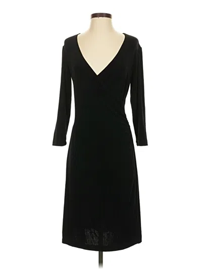 Pre-owned Travelers By Chico's Cocktail Dress In Black