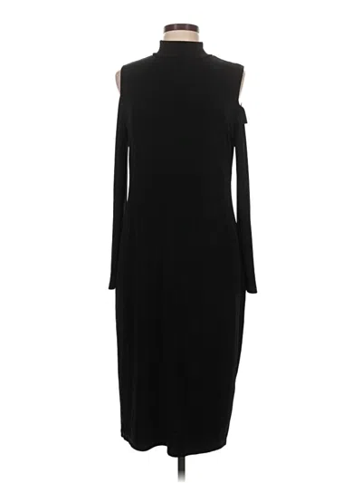 Pre-owned Travelers By Chico's Cocktail Dress In Black