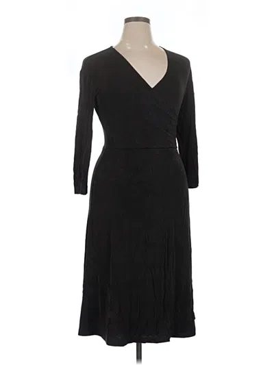 Pre-owned Travelers By Chico's Cocktail Dress In Black