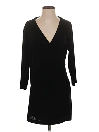 Pre-owned Travelers By Chico's Cocktail Dress In Black