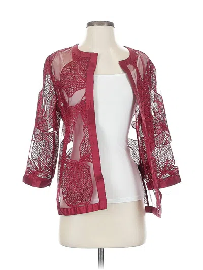 Pre-owned Travelers By Chico's Jacket In Red
