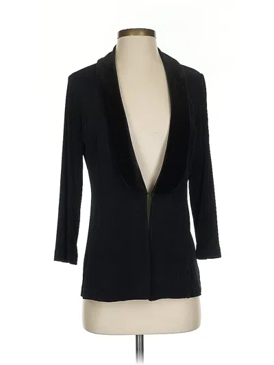 Pre-owned Travelers By Chico's Kimono In Black