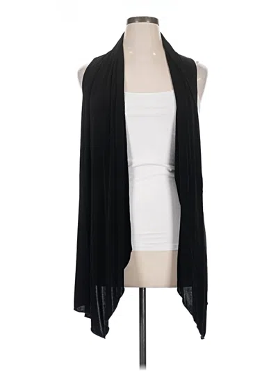 Pre-owned Travelers By Chico's Kimono In Black