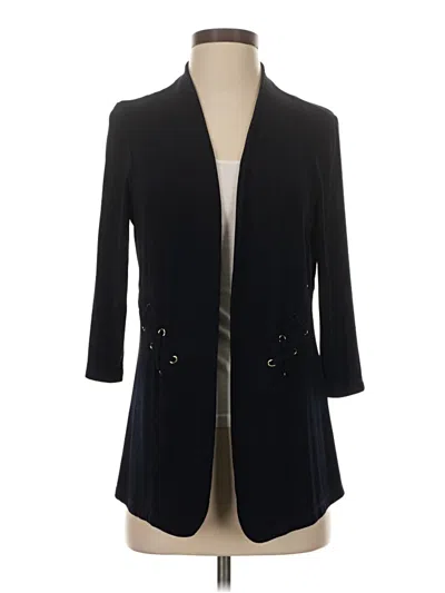 Pre-owned Travelers By Chico's Kimono In Black