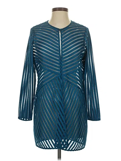 Pre-owned Travelers By Chico's Kimono In Blue