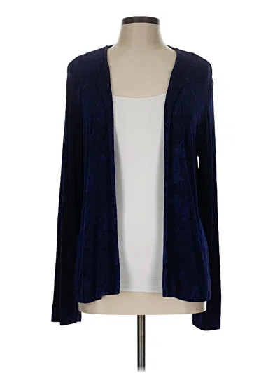 Pre-owned Travelers By Chico's Kimono In Blue